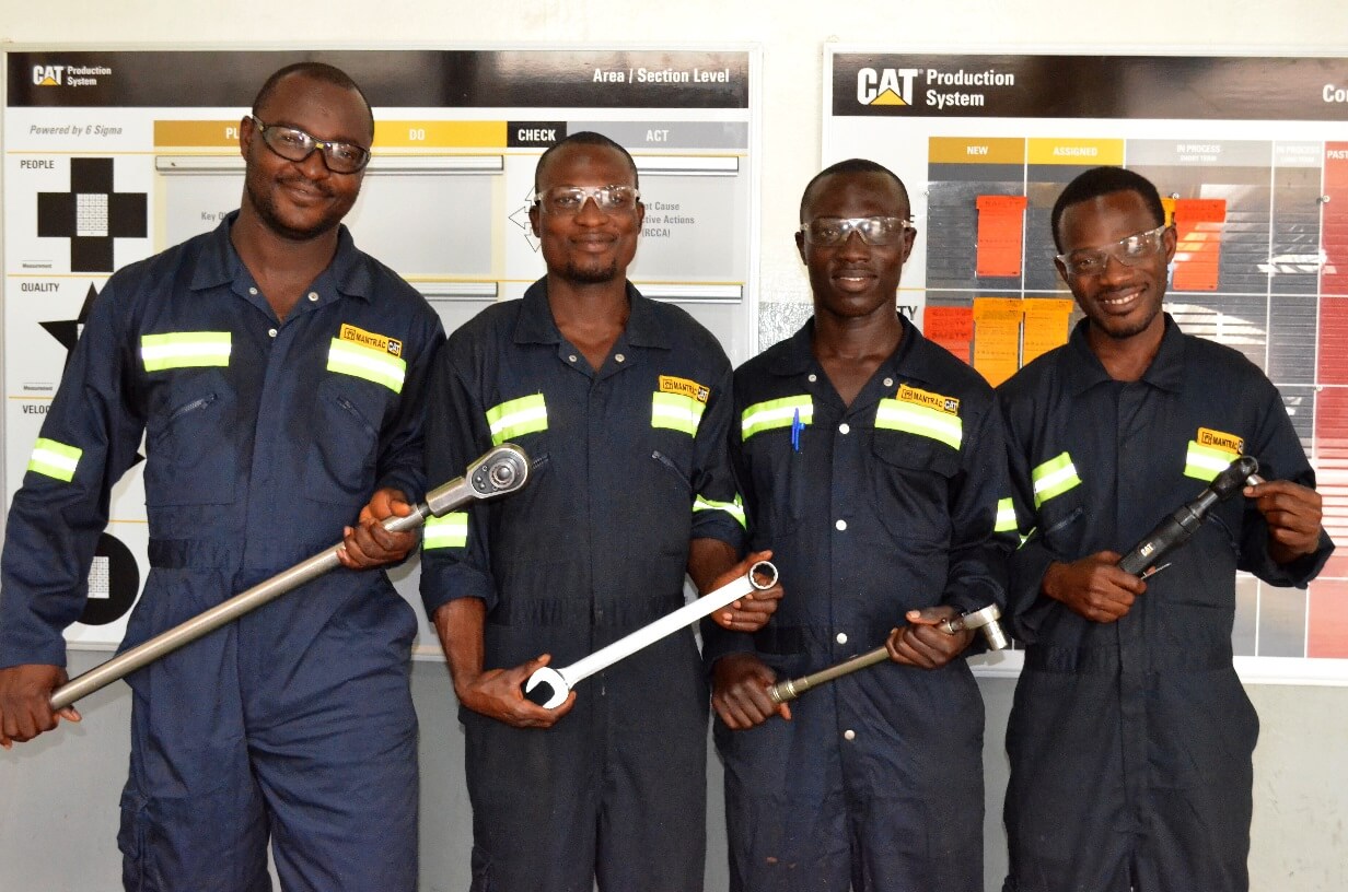 Technicians for Africa offers free online training Mantrac Ghana