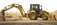 Construction equipment, Cat backhoe loader.