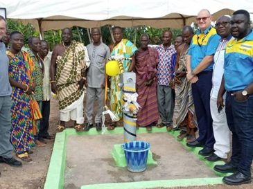 Mantrac Supports the Ewusiejoe community with potable water supply