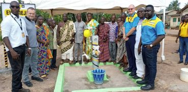 Mantrac Supports the Ewusiejoe community with potable water supply