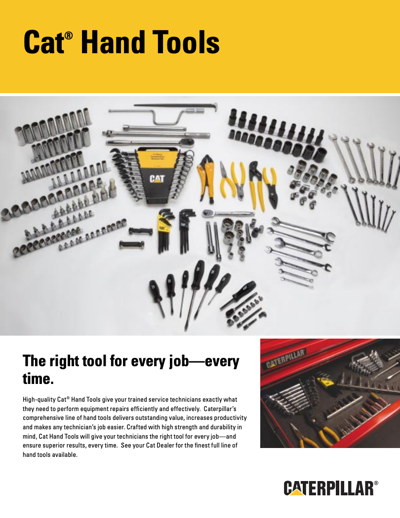 Comprehensive Guide To Cat Hand Tools